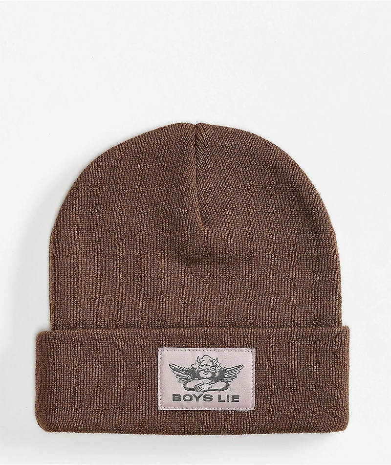 Boys Lie Brown Beanie