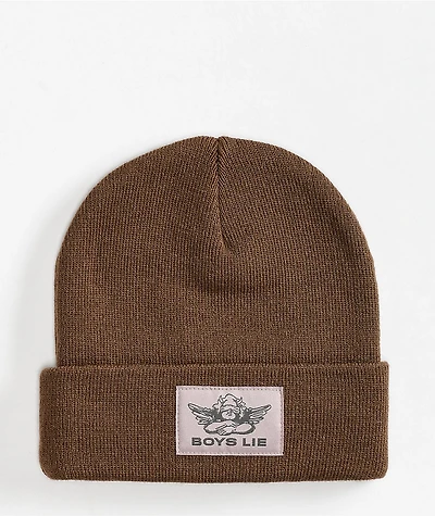 Boys Lie Brown Beanie