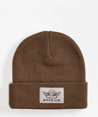 Boys Lie Brown Beanie
