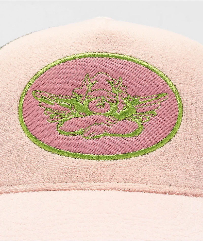 Boys Lie Cancer Pink, Green & Grey Terry Trucker Hat