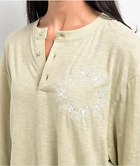 Boys Lie Eyes Wide Shut Pastel Green Long Sleeve T-Shirt