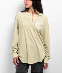 Boys Lie Eyes Wide Shut Pastel Green Long Sleeve T-Shirt