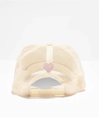 Boys Lie La Jolla Tan & Pink Terry Trucker Hat