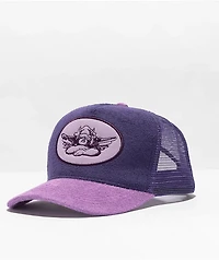 Boys Lie Libra Purple Terry Trucker Hat