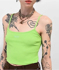 Boys Lie Lime Zest Green Crop Tank Top