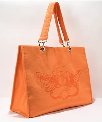 Boys Lie Orange Terry Tote Bag