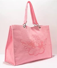Boys Lie Pink Terry Tote Bag