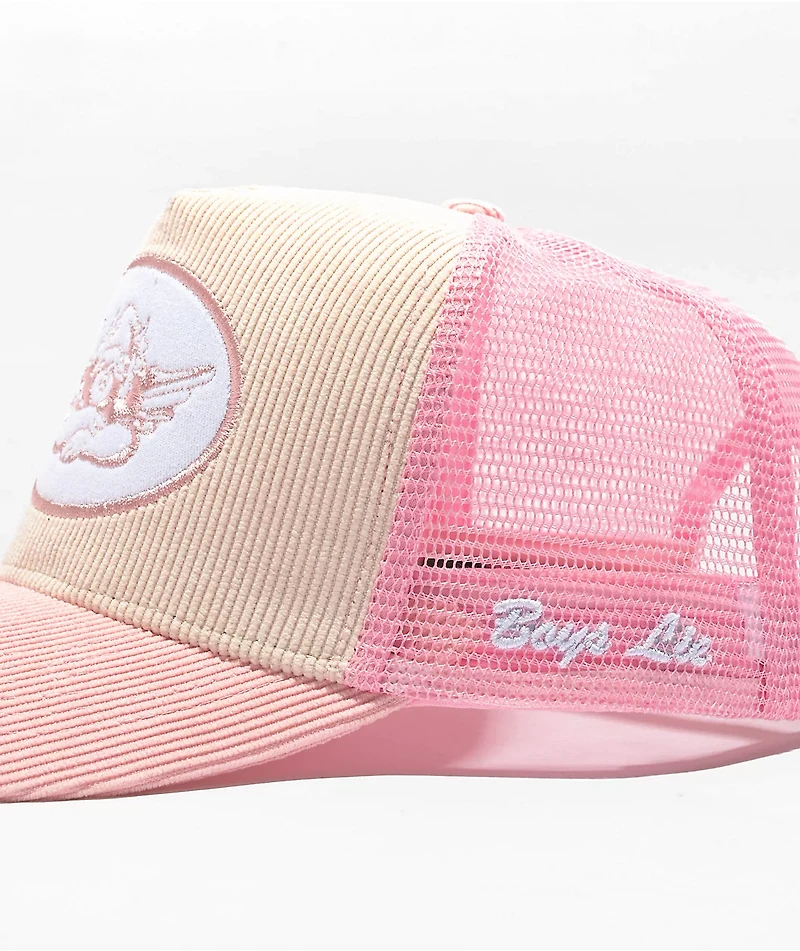 Boys Lie Pink Trucker Hat