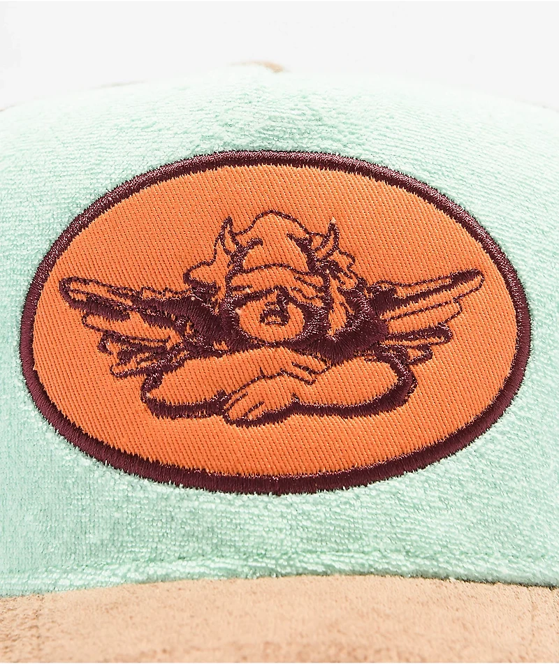 Boys Lie Sandstone Brown & Orange Terry Trucker Hat