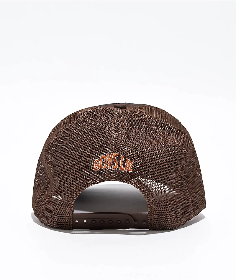 Boys Lie Up In Flames Trucker Hat