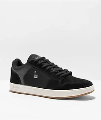 Braille Red Lodge Black & White Skate Shoes
