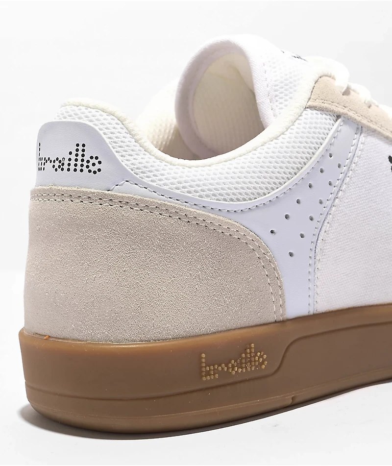 Braille Red Lodge White & Gum Skate Shoes
