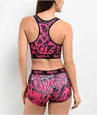 Bratz 3D Logo Black & Pink Underwear Set