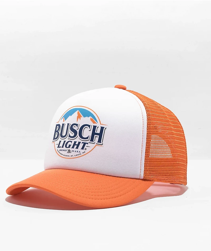 Brew City Busch Light Blaze Orange Trucker Hat