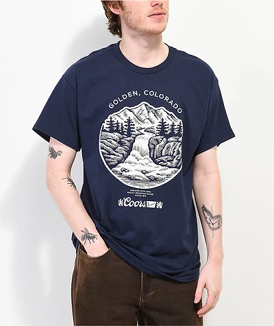 Brew City Coors Banquet Seal Navy T-Shirt