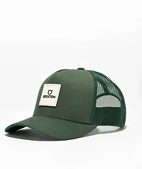 Brixton Alpha Block X C Spruce Trucker Hat