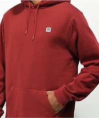 Brixton Alton Dark Red Hoodie