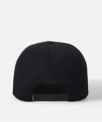 Brixton Beekman Black Snapback Hat
