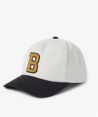 Brixton Big B Off White & Black Strapback Hat
