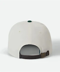 Brixton Big B Off White & Green Strapback Hat