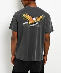 Brixton Blazing Charcoal T-Shirt
