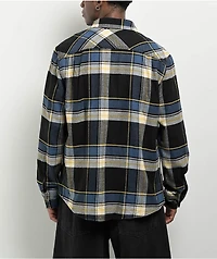 Brixton Bowery Joe Blue Flannel Shirt