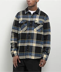Brixton Bowery Joe Blue Flannel Shirt