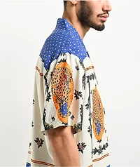 Brixton Bunker Reserve Fiesta Blue Short Sleeve Button Up Shirt