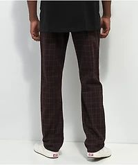 Brixton Choice Brown Plaid Chino Pants