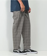 Brixton Cinch Taper Plaid Grey Pants