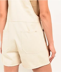 Brixton Costa Natural Short Overalls