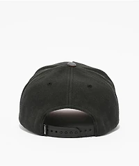 Brixton Crest Black & Brown Netplus® Snapback Hat