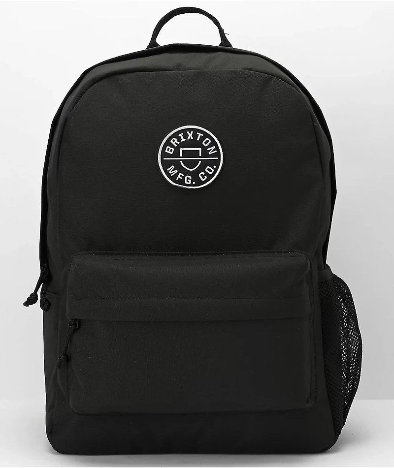 Brixton Crest Black Backpack