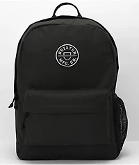 Brixton Crest Black Backpack