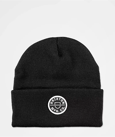 Brixton Crest Black Beanie