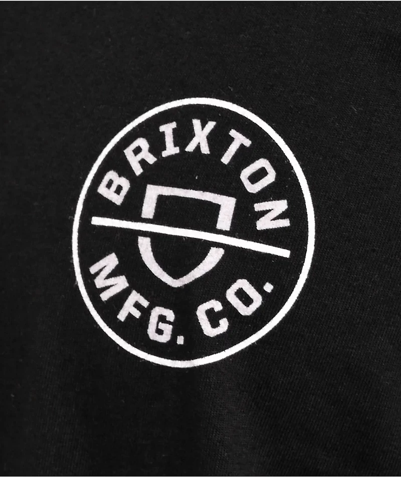 Brixton Crest Black Long Sleeve T-Shirt