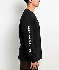 Brixton Crest Black Long Sleeve T-Shirt