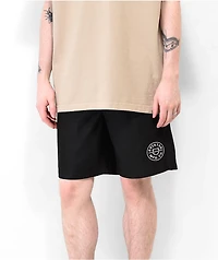 Brixton Crest Black Mesh Shorts
