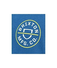 Brixton Crest Blue T-Shirt