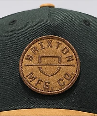 Brixton Crest Caramel & Black Snapback Hat