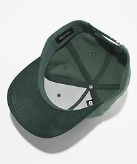 Brixton Crest Deep Forest Green Snapback Hat
