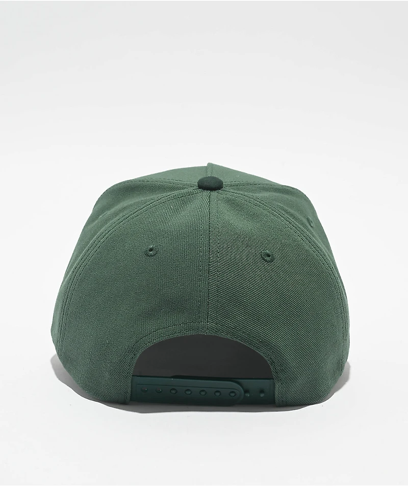Brixton Crest Deep Forest Green Snapback Hat