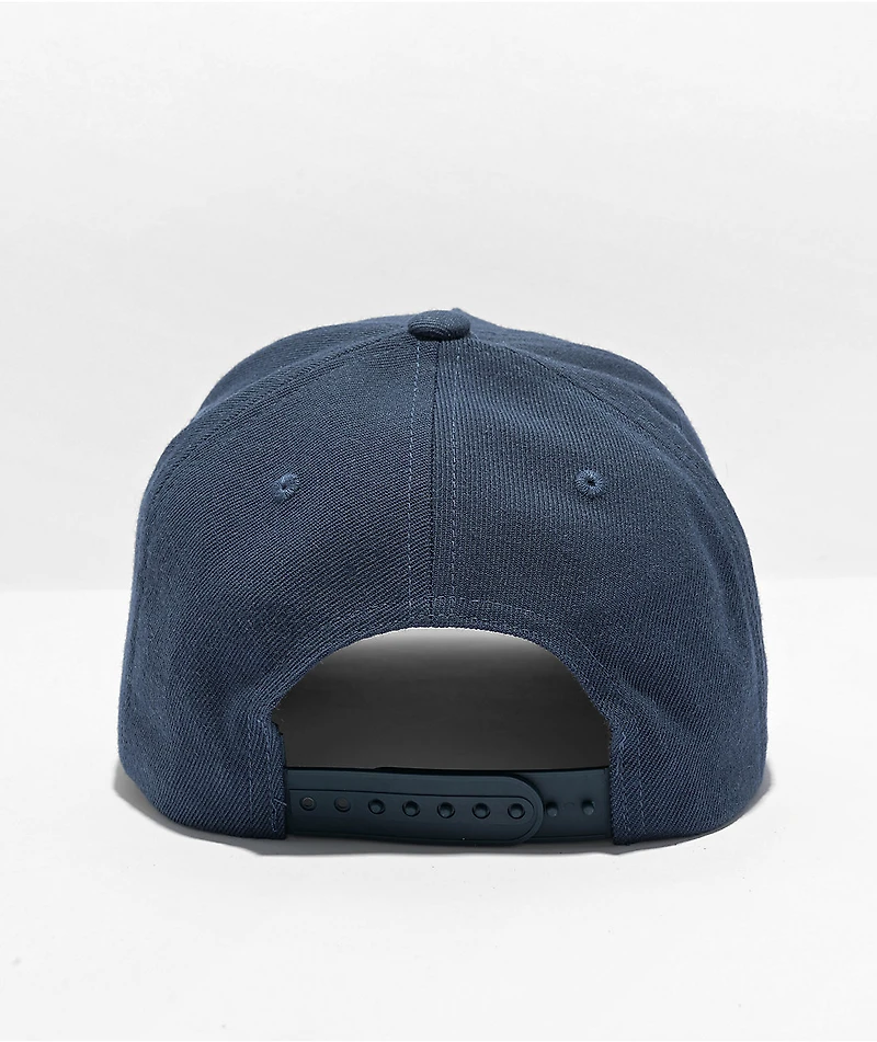 Brixton Crest MP Teal & Navy Snapback Hat