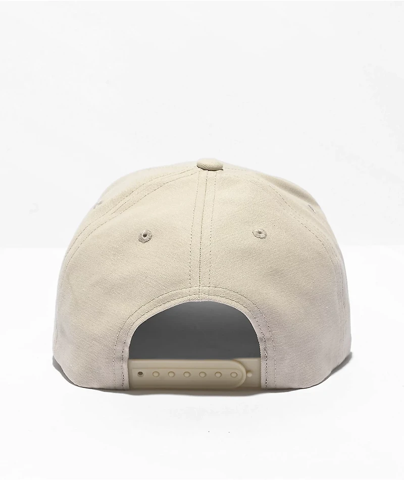 Brixton Crest Netplus Beige Snapback Hat