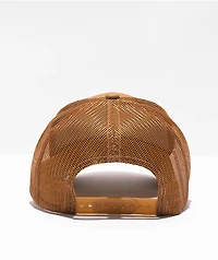 Brixton Crest Netplus Beige Trucker Hat