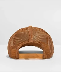 Brixton Crest Netplus Golden Brown Trucker Hat