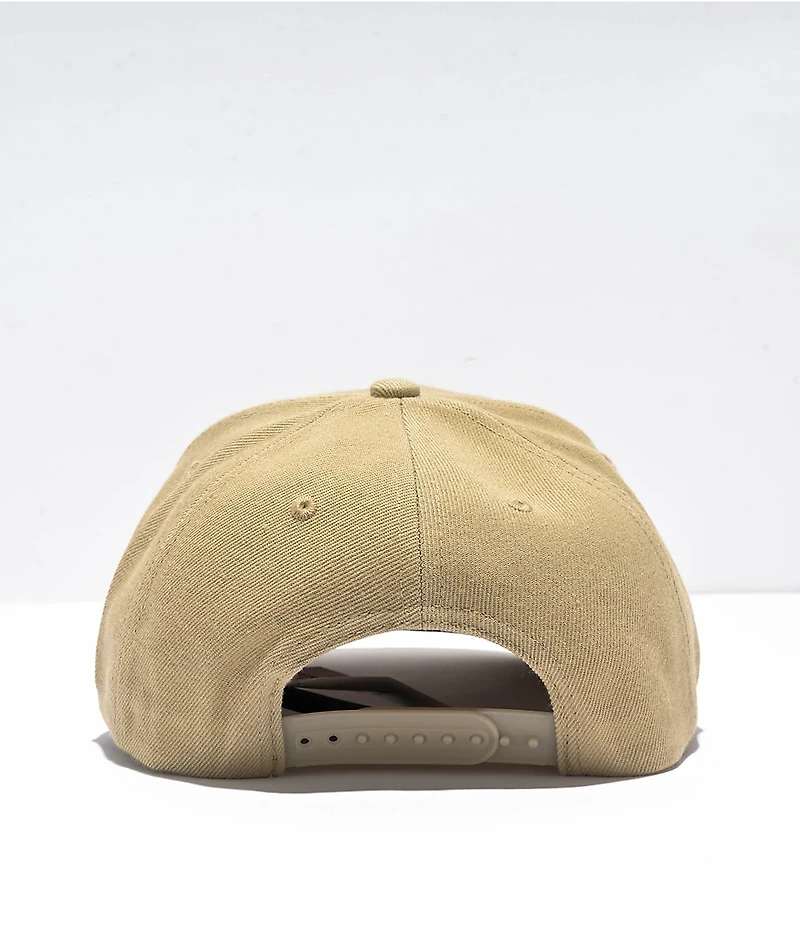 Brixton Crest Netplus Sand Snapback Hat