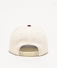 Brixton Crest Port & Off White Netplus Snapback Hat