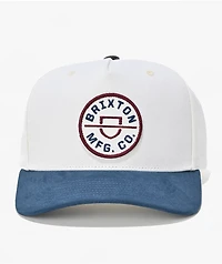Brixton Crest Tan & Navy Snapback Hat