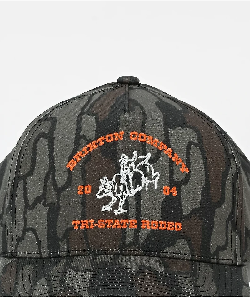 Brixton Danforth Bark Camo NetPlus® Snapback Hat